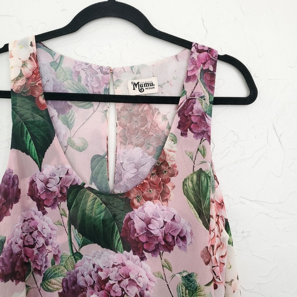 Show me Your Mumu Hydrangea Layered Diana Tunic Dress - Picture 3 of 10